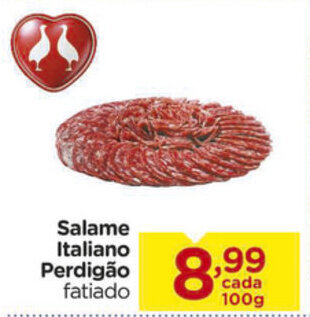 Carrefour Salame Italiano Perdigao 100g oferta