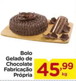 Carrefour Bolo Gelado de Chocolate Fabricacae Propria 1kg oferta