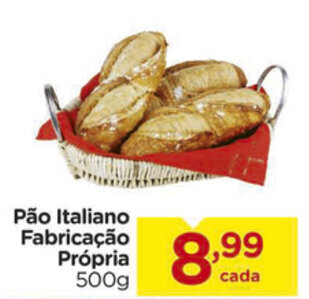 Carrefour Pao Italiano Fabricacao Propria 500g oferta