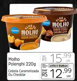 Supermercado Dalben Molho Polenghi 220g oferta