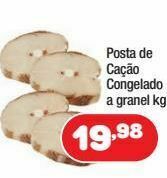 Posta de cação congelado a granel kg