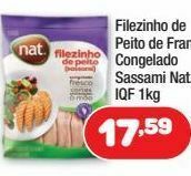 Costazul Supermercados Filezinho de peito de frango congelado sassami nat. iqf 1kg oferta