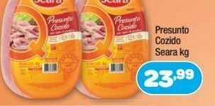 Costazul Supermercados Presunto cozido seara kg oferta