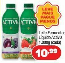 Leite fermentado líquido activia 1.000g