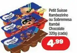 Costazul Supermercados Petit suisse itambezinho ou sobremesa itambé chocolate 320g oferta