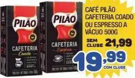 Costazul Supermercados Café pilão cafeteria coado ou espresso a vácuo 500g oferta