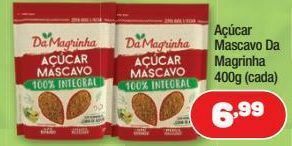 Costazul Supermercados Açúcar mascavo da magrinha 400g oferta