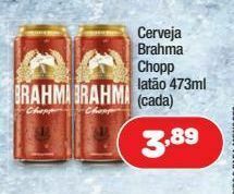 Costazul Supermercados Cerveja brahma chopp latão 473ml oferta