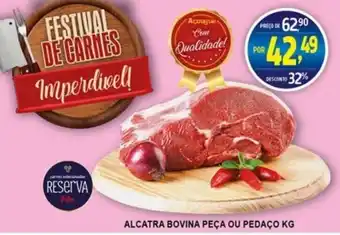 Federzoni Supermercados Alcatra Bovina peca ou pedaco 1kg oferta