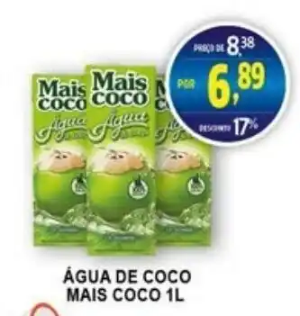 Federzoni Supermercados Agua de Coco Mais Coco 1L oferta