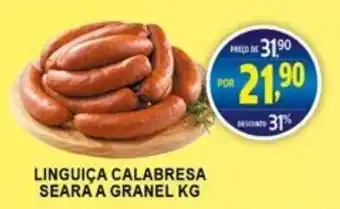 Linguica Calabresa Seara a Granel 1kg