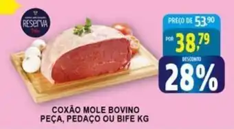 Federzoni Supermercados Coxao Mole Bovino Peca, Pedaco ou Bife 1kg oferta