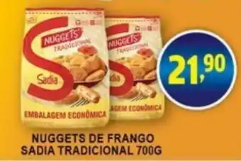 Nuggets de Frango Sadia tradicional 700g