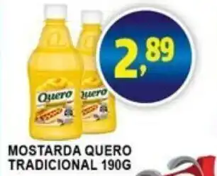 Federzoni Supermercados Mostarda Quero Tradicional 190g oferta