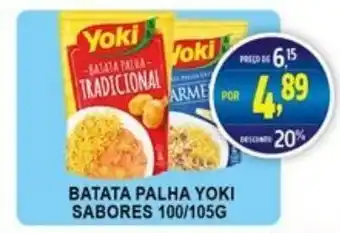 Federzoni Supermercados Batata Palha Yoki Sabores 100/105g oferta