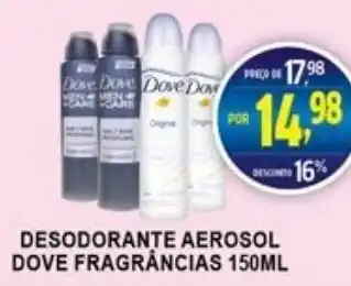 Federzoni Supermercados Desodorante Aerosol Dove Fragrancias 150ml oferta