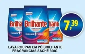 Federzoni Supermercados Lava roupas em po Brilhante Fragrancias sache 800g oferta