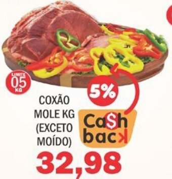 Supermercados Mendonça Coxao Mole 1kg (exceto moido) oferta