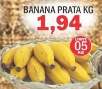 Supermercados Mendonça Banana Prata 1kg oferta