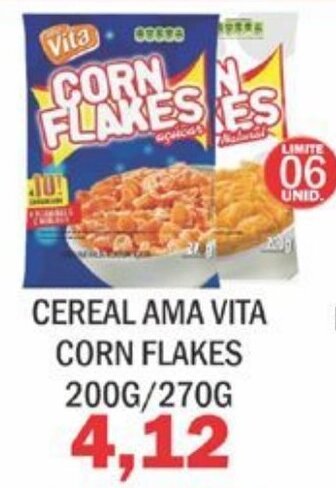 Cereal Ama Vita Corn Flakes 200g/270g