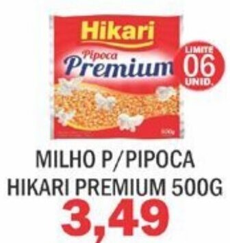 Milho p/ Pipoca Hikari Premium 500g