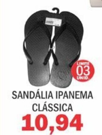 Supermercados Mendonça Sandalia Ipanema Classica oferta