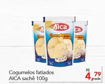 Cogumelo fatiados Aica sache 100g