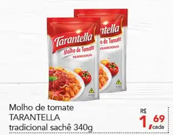 Cometa Supermercados Molho de Tomate Tarantella Trad. Sache 340g oferta