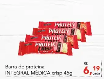 Cometa Supermercados Barra de Proteina Integral Medica Crisp 45g oferta