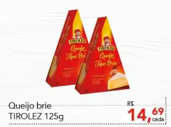 Queijo brie Tirolez 125g