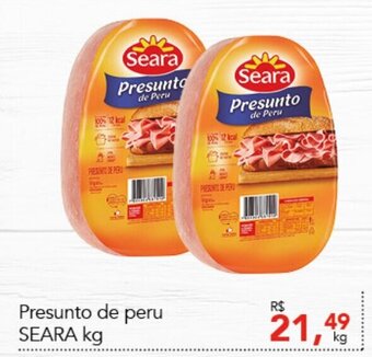 Cometa Supermercados Presunto de Peru Seara 1kg oferta
