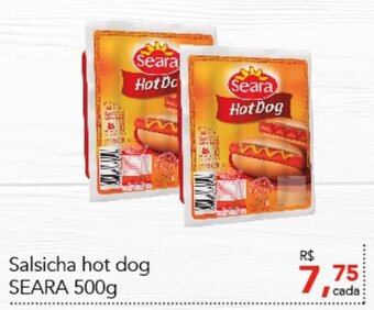Cometa Supermercados Salsicha Hot Dog Seara 500g oferta