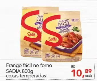 Cometa Supermercados Frango facil no forno Sadia 800g coxas temperadas oferta