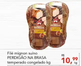 Cometa Supermercados File mignon Suino Perdigao Na Brasa temperado congelado 1kg oferta