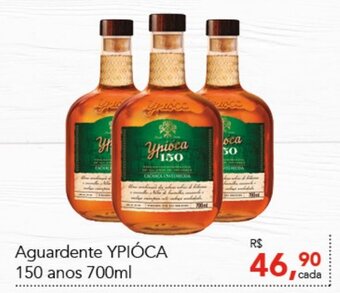 Cometa Supermercados Aguardente Ypioca 150 Anos 700ml oferta