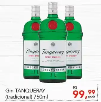 Cometa Supermercados Gin Tanqueray (tradicional) 750ml oferta