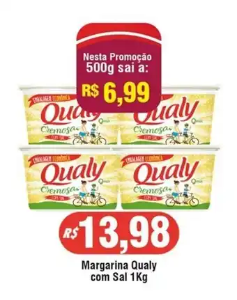 Royal Supermercados Margarina Qualy com Sal 1kg oferta