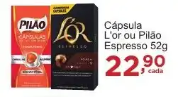Cápsula L'or ou Pilão Espresso 52g