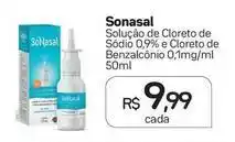 Sonasal - solução de cloreto de sódio 0,9% e cloreto de benzalcório