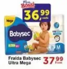 Rossi Supermercado Fralda Babysec Ultra Mega oferta