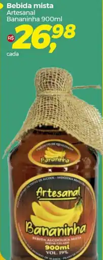 Bebida mista Artesanal Bananinha 900ml