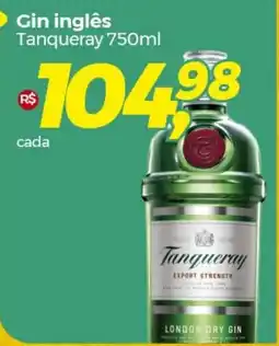 Frangolândia Gin inglês Tanqueray 750ml oferta