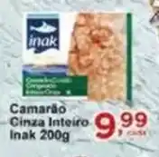 Rossi Supermercado Camarão Cinza Inteiro Inak 200g oferta