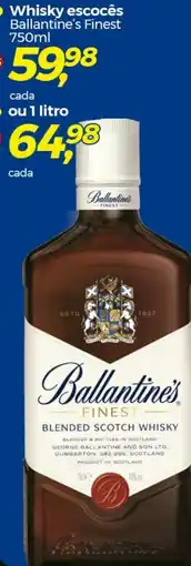 Frangolândia Whisky escocês Ballantine's Finest 750ml oferta
