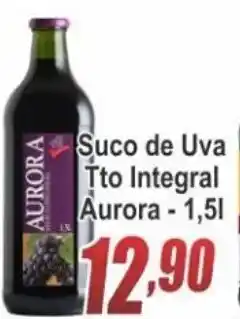 Serrano Supermercado Suco de Uva Tto Integral Aurora 1.5L oferta