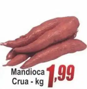 Serrano Supermercado Mandioca Crua 1kg oferta