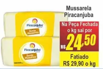 Serrano Supermercado Mussarela Piracanjuba 1kg oferta