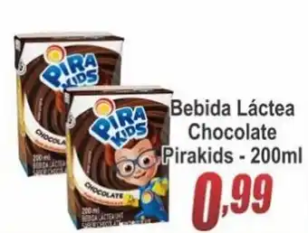 Bebida Lactea Chocolate Pirakids 200ml