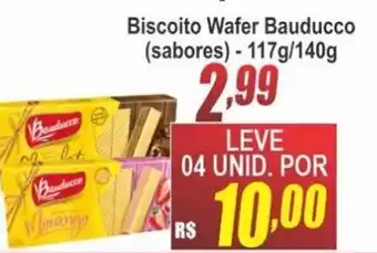 Serrano Supermercado Biscoito Wafer Bauducco 117g/140g oferta