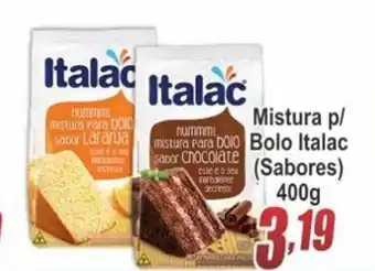 Serrano Supermercado Mistura p/ Bolo Italac 400g sabores oferta